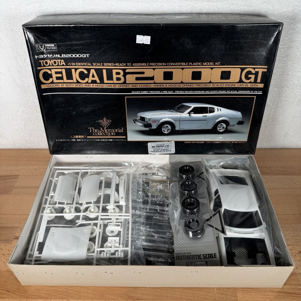 Union 1/20 Toyota Celica LB 2000 GT Liftback Old Car Model Kit Rare MIJ F/S NEW