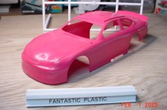 Vintage Pink Ford Taurus NASCAR Body 1/24th fb162