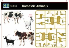 Master Box 3566 Domestic Animals Milk Cow Plastic Model Scale 1/35