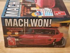 AMT Mach Won 1970 Ford Mustang Funny Car Plastic Model Kit Sealed