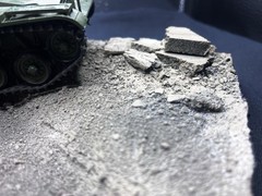 1/35 Scale Military Diorama Base Terrain Display Model Soldiers Figures Diecast
