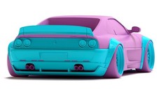 1:24 Ferrari F355 LB Widebody Kit with Wheels Transkit For 355 Fujimi & Diecast