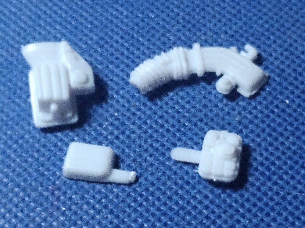 🌟 Under Hood Details 1999 Ford Lightning 1:25 Scl 1000s Model Car Parts 4 Sale