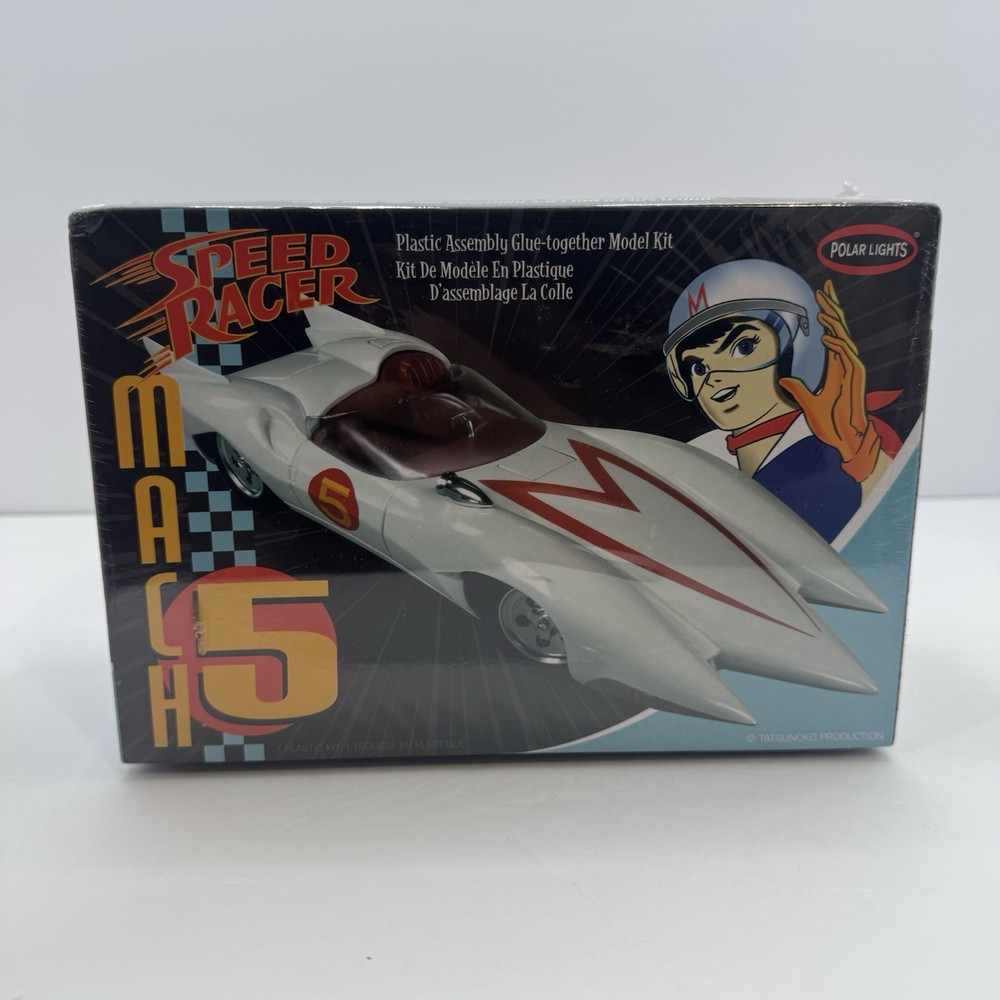 Speed Racer Mach 5 1/25 Scale Model Kit Plastic Assembly POL990M/12 Polar Lights