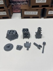3D Printed CHEVY BLOWN BIG BLOCK with MUNCIE Trans 1/24th – 1/10th MADE IN USA