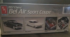 CHEVY BEL AIR SPORT COUPE 1957 Model 1/25 AMT ERTL CUSTOM KIT SEALED 1990 New