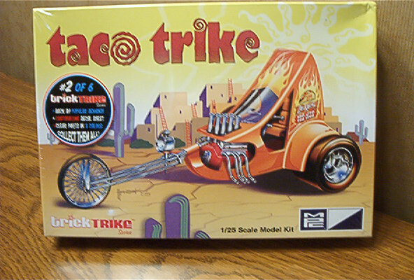 MPC TACO TRIKE CHOPPER TRICK TRIKE 1/25 SCALE MODEL KIT #893