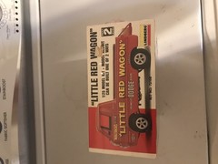 Lindberg “LITTLE RED WAGON“ FACTORY SEALED 1/25 #72158 Molded in High Gloss Red
