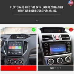 Auovo Dashboard Mats for Subaru Forester Accessories 2019-2024/ Crosstrek