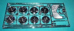 The Big T Revell 1/8 #85-2617 Chrome Hubs Firewall Etc.