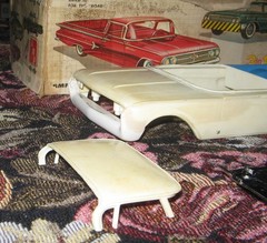 SMP 1960 Chevy El Camino 1:25 Kit # 7660 Survivor Custom Partial Built in Box 60