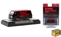 M2Machines 51500-HS02-CASE 1/64 Scale Coca-Cola – 1966 Ford Econoline Custom