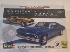 Revell 1969 Chevy Nova SS 2′ n 1:25 Scale Kit 85-2098 NIB Sealed 2008 SE