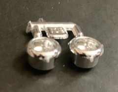 53 Studebaker HEADLIGHT HOUSINGS 120 1650 AMT 1/25 MODEL CAR PARTS COMBINE PARTS