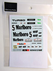 Decalpool 1/24 Scale Renault 5 Turbo M@rlboro Rallye du Da ’82 Prost Decal DP046