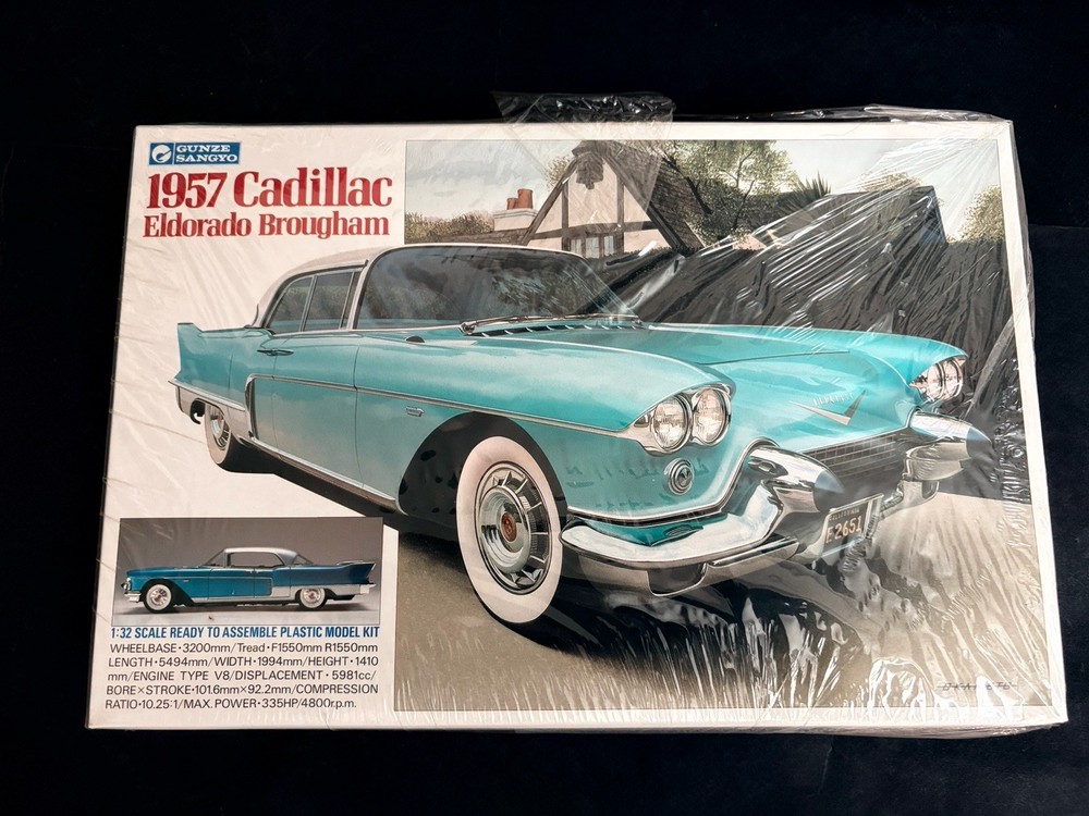 Gunze Sangyo No. G-174, 1957 CADILLAC EL DORADO, BROUGHAM, 1:24, unopened box