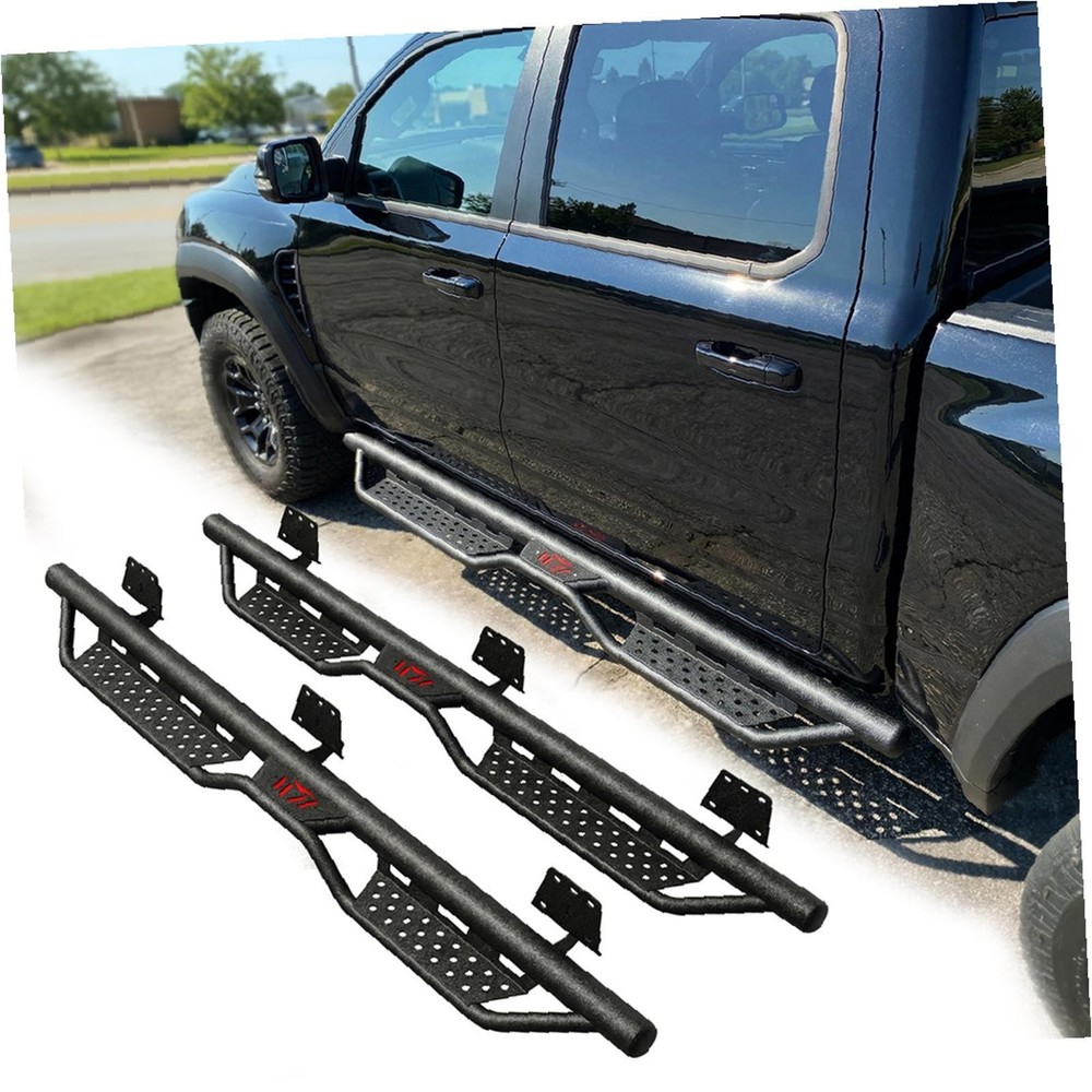 6-Inch Running Boards for 1500 Crew Cab 2019-2026, Heavy-Duty Side Steps,