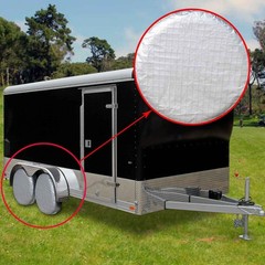 Amfor Tire Covers Set of 4 Waterproof Anti-UV Sun Snow Rain Tire Covers for Trai