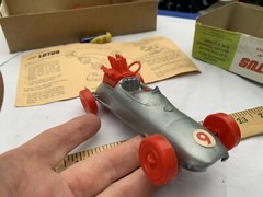 Vintage 1960’s Palmer Plastic Model Kit Ford Lotus Motorized 1/25 Snap Together
