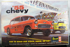 ORIGINAL 1964 ISSUE Revell | ’55 CHEVY BEL AIR HARDTOP 1/25 Model Car Kit