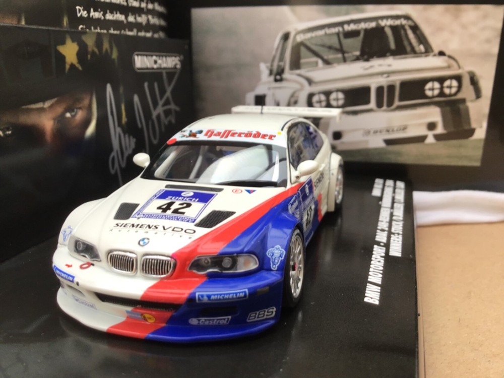 1/43 MINICHAMPS BMW M3 GTR,2004, Nurburgring,Muller, winner No 42, mint,++ !