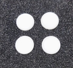 1/25 Resin SALT FLAT STYLE HUBCAPS 59 CHRYSLER IMPERIAL COUPE Scale Moon Discs 1