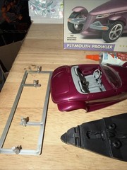 AMT Plymouth Prowler SnapFast Plus Model 1/25 Kit Started C Pics 4 Parts Mopar
