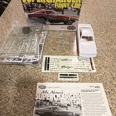 Polar Lights Mr. Norm Dodge Charger Super Charger Funny Car 1:24 Kit #6501