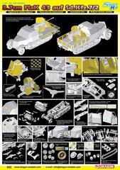 DRAGON 6553 1/35 3.7cm FlaK 43 auf Sd.Kfz.7/2