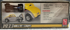 Willys Coupe 1933 1:25 Unassembled AMT Model CAR Kit Skill 2 SEALED BOX NEW GIFT