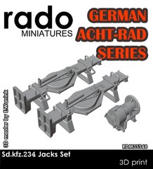 Rado Miniatures 1/35 Sdkfz.234 Series Jacks (3 Types)