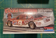 Vintage 1984 BILL ELLIOTT Monogram Kit #9 Coors T-Bird Stockcar kit Factory Seal