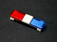 1:24 1:25 scale model resin red blue LED lightbar police