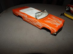 Revell/Monogram? “Tangerine Dream” 1965? Chevrolet Convertible Parts Estate Find