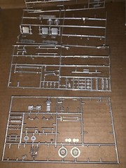 Vintage Junkyard Lot Of Plastic Model Car Chrome Parts And Pieces (Lot 1160A)