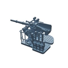 LYCG200203 1/200 Upgrades Parts USS 5″/25 (12.7 cm) Caliber AA Gun For Battlship