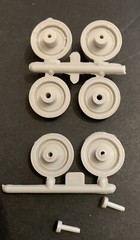 71 Mustang Boss 351 WHEEL BACKS 122-2 1623-B Model Car Parts COMBINE PARTS