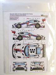 LB Production 1/24 Mercedes AMG GT3 Evo WeatherTech Daytona 2023 Decal LB24087
