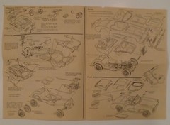 Model Products Corp. 1960 Corvette Model Instructions only