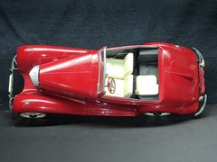 Vintage Monogram Mercedes Benz 540K Convertible Coupe 1/25 Model Nice Build