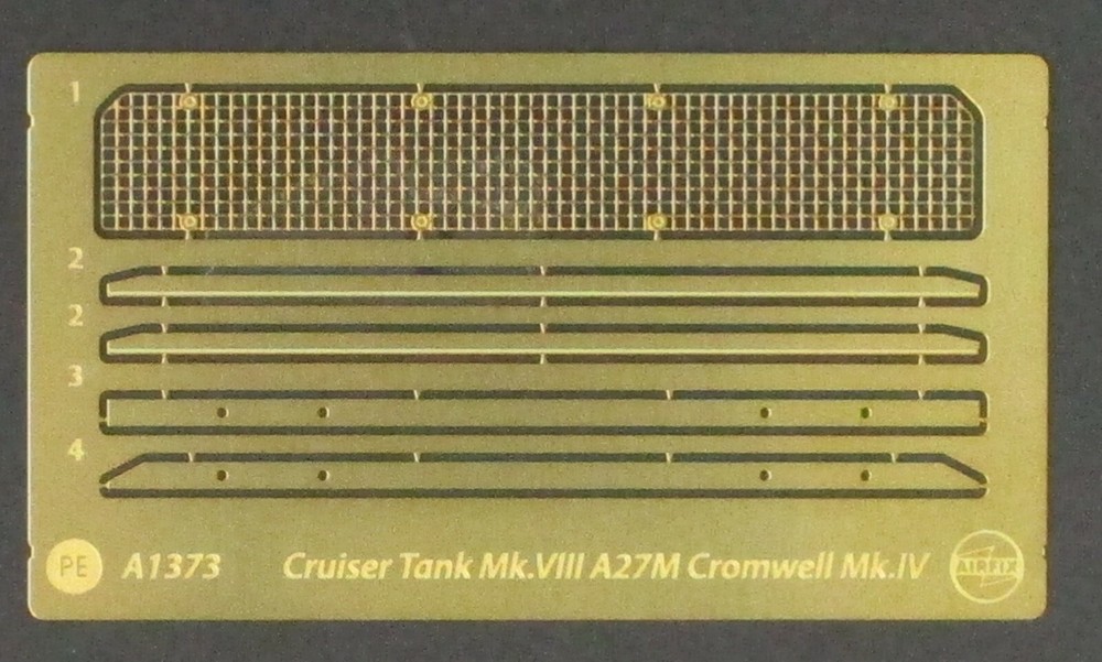 Airfix 1/35th Scale Cromwell Mk. IV – PE Parts from Kit No. A1374