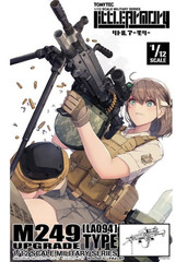 TomyTec Little Armory 1/12 MACHINE GUN M249 Upgrade LA094 Weapon Model Kit