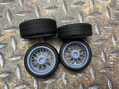 Resin 21/20 Inch BBS “Boss” Model car Wheels and Tires 1/24 1/25 scale