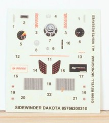 Model kit Decal Sheet Dakota unused P7