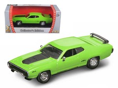 Road Signature 94218GRN 1971 Plymouth GTX 440 6 Pack Green 1/43 Diecast