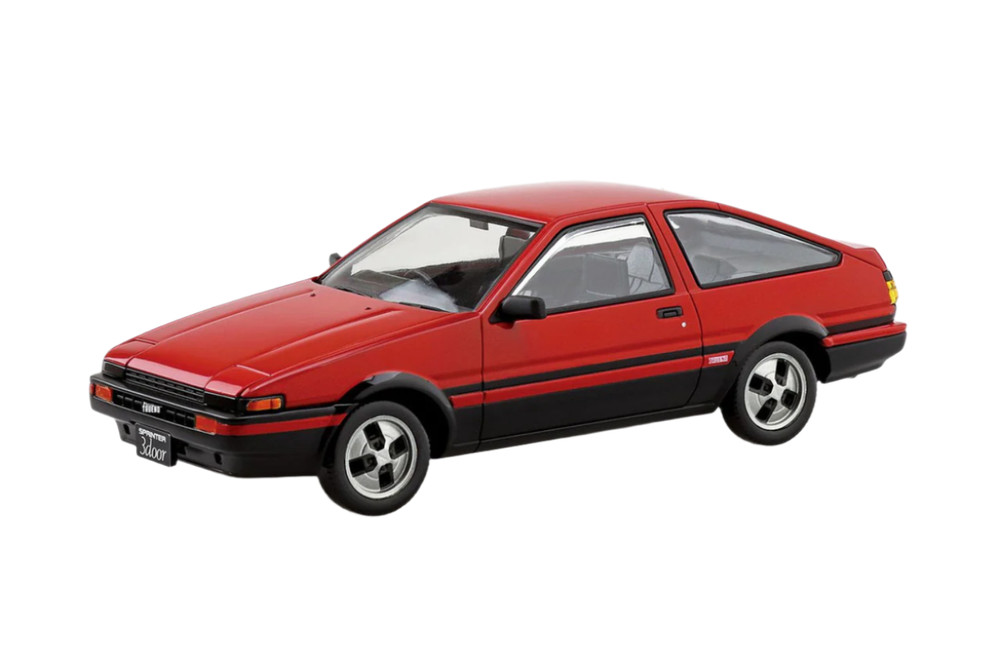 Aoshima: 1/32 The Snap Kit Toyota Sprinter Trueno (High-Flash Two Tone) 1/32 Sca