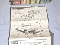 RARE ORG 1/25 AMT ’59 EL CAMINO CUSTOMIZING KIT STEERABLE WHEELS COMPLETE 60s