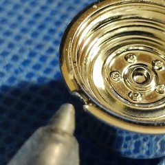 🌟 Deep Dish Rear Wheels 1956 Victoria 1:25 Scale 1000s Model Car Parts 4 Sale