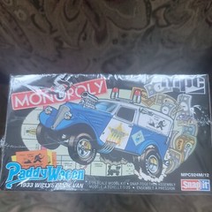 Monopoly Paddy Wagon 1933 Willys Panel Van 85 Anniversary Plastic Model Kit New