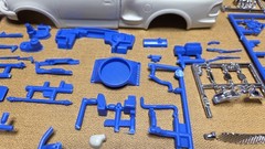 1996 Ford F-150 4×4 1/25 LINDBERG Started Model Kit for rebuilding or parts